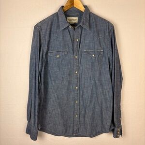 Denim & Supply Ralph Lauren Blue Casual Button Down Shirt